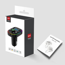 Load image into Gallery viewer, FM Transmitter G47 Button Version Bluetooth Wireless Car kit Handfree Dual USB Car Charger 2.1A MP3 Music TF Card U disk AUX Player
