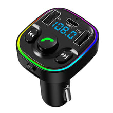 Load image into Gallery viewer, FM Transmitter G47 Button Version Bluetooth Wireless Car kit Handfree Dual USB Car Charger 2.1A MP3 Music TF Card U disk AUX Player

