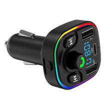 Load image into Gallery viewer, FM Transmitter G47 Bluetooth Wireless Car kit Handfree Dual USB Car Charger 2.1A MP3 Music TF Card U disk AUX Player
