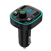 Load image into Gallery viewer, FM Transmitter G47 Bluetooth Wireless Car kit Handfree Dual USB Car Charger 2.1A MP3 Music TF Card U disk AUX Player
