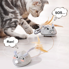 Load image into Gallery viewer, Smart Sensing Mouse Cat Toys Interactive Electric Stuffed Toy Cat Teaser Self-Playing USB Charging Kitten Mice Toys for Cats Pet Supplies

