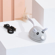 Load image into Gallery viewer, Smart Sensing Mouse Cat Toys Interactive Electric Stuffed Toy Cat Teaser Self-Playing USB Charging Kitten Mice Toys for Cats Pet Supplies
