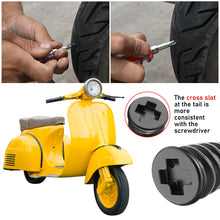 Load image into Gallery viewer, Car Vacuum Tyre Repair Nail Car Truck Motorcycle Scooter Rubber Tire Puncture Repair Tool Set Glue Repair Tire Film Rubber Nail
