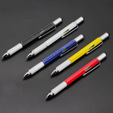 Load image into Gallery viewer, Creative Multi-function Screwdriver Level Ballpoint Pen Level Gauge Scale Screwdriver Tool Touch Capacitor Pen Office Supplies

