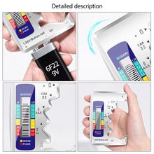 Load image into Gallery viewer, Universal Battery Tester AA/AAA 9V 1.5V Button Cell Battery Volt Tester Measuring Instruments Battery Diagnostic Tool
