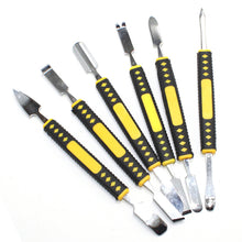 Load image into Gallery viewer, 6pcs/set Metal Crowbar Prying Opening Repair Tool Kit For Mobile Phone Notebook Dual Heads Metal Spudger Home Hand Tools Sets
