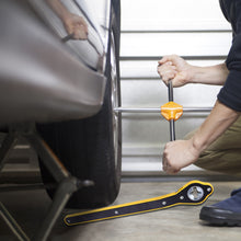 Load image into Gallery viewer, Car Labor-saving Jack Ratchet Wrench Scissor Jack Garage Tire Wheel Lug Wrench Handle Labor-saving Wrench Car Repair Tool
