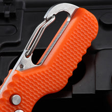 Load image into Gallery viewer, Portable Multifunctional Express Parcel Knife, Keychain, Serrated Hook, Carry-on Unpacking, Emergency Survival Tool Box Opener
