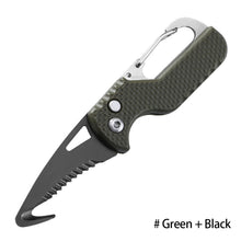 Load image into Gallery viewer, Portable Multifunctional Express Parcel Knife, Keychain, Serrated Hook, Carry-on Unpacking, Emergency Survival Tool Box Opener

