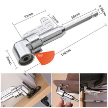 Load image into Gallery viewer, 105 Degree Angle Screwdriver Set Holder Screw Driver Strong Toughness Adapter Adjustable Angle Metal Portable Supply
