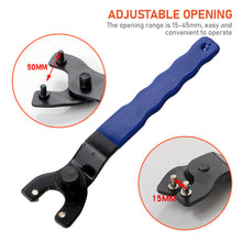 Load image into Gallery viewer, Adjustable Angle Grinder Key Pin Spanner Wrench Plastic Handle Trimming Cutting Machine Pin Wrench Spanner Household Repair Tool
