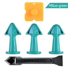 Load image into Gallery viewer, 5Pc Caulking Nozzle Applicator Finishing Tool Spatula Plastic Glue Shovel Tile Brick Joints Floor Silicone Remover Hand Tool Set
