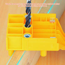 Load image into Gallery viewer, Woodworking Punch Locator Carpenter Job Tools Hand Tools Handheld 6/8/10mm Drill Bit Hole Puncher For Cross Dowel Drill Jig
