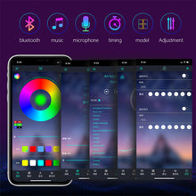 Load image into Gallery viewer, LED Strip Light 5050 RGB TV Backlight Wall APP Bluetooth Control Flexible Background Light USB Led Lighting RGB Tape Party Decoration Light String
