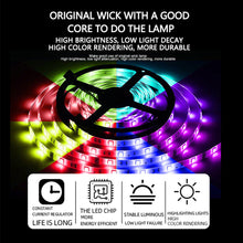 Load image into Gallery viewer, LED Strip Light 5050 RGB TV Backlight IR 44 Key Control Wall Flexible Background Light USB 5V Led Lighting RGB Tape Party Decoration Light String
