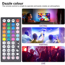 Load image into Gallery viewer, 5/10/15/20M LED Strip Light 5050RGB TV Backlight IR 44 Key Bluetooth App Control Wall Flexible Background Light DC12V Led Lighting RGB Tape Party Decoration Light String
