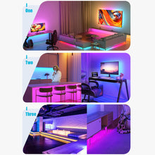Load image into Gallery viewer, 5/10/15/20M LED Strip Light 5050RGB TV Backlight IR 44 Key Bluetooth App Control Wall Flexible Background Light DC12V Led Lighting RGB Tape Party Decoration Light String

