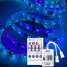 Load image into Gallery viewer, 2811 LED Strip Light TV Backlight Music Bluetooth App IR 28 Key Control Wall Flexible Background Light DC 12V Led Lighting RGB Tape Party Decoration Light String
