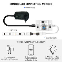 Load image into Gallery viewer, 2811 LED Strip Light TV Backlight Music Bluetooth App IR 28 Key Control Wall Flexible Background Light DC 12V Led Lighting RGB Tape Party Decoration Light String
