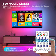 Load image into Gallery viewer, 2811 LED Strip Light TV Backlight Music Bluetooth App IR 28 Key Control Wall Flexible Background Light DC 12V Led Lighting RGB Tape Party Decoration Light String
