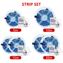 Load image into Gallery viewer, 2811 LED Strip Light TV Backlight Music Bluetooth App IR 28 Key Control Wall Flexible Background Light DC 12V Led Lighting RGB Tape Party Decoration Light String
