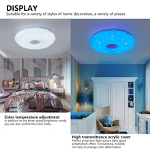 Load image into Gallery viewer, Smart WIFI LED Diamond Ceiling Light with Bluetooth Speaker RGB Dimmable TUYA APP Compatible with Alexa Google Home Bedroom Living Room Ambient Light

