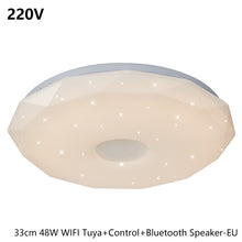 Load image into Gallery viewer, Smart WIFI LED Diamond Ceiling Light with Bluetooth Speaker RGB Dimmable TUYA APP Compatible with Alexa Google Home Bedroom Living Room Ambient Light
