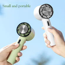 Load image into Gallery viewer, Portable Handheld Fan Semiconductor Refrigeration Cooling 2200mAh Battery USB Rechargeable Mini Hand Fan Air Cooler Outdoor
