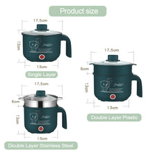 Load image into Gallery viewer, Multifunctional Electric Cooking Machine 1.8L Mini Rice Cooker 1-2 People Hot Pot Single/Double Layer Non-stick Pan for Home Dormitory
