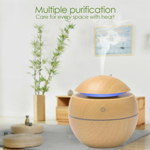 Load image into Gallery viewer, 130ML Creative Air Humidifier USB Aroma Diffuser with Night Light Home Babyroom Mini Electric Mist Maker Fogger
