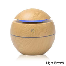 Load image into Gallery viewer, 130ML Creative Air Humidifier USB Aroma Diffuser with Night Light Home Babyroom Mini Electric Mist Maker Fogger
