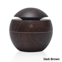Load image into Gallery viewer, 130ML Creative Air Humidifier USB Aroma Diffuser with Night Light Home Babyroom Mini Electric Mist Maker Fogger
