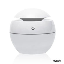 Load image into Gallery viewer, 130ML Creative Air Humidifier USB Aroma Diffuser with Night Light Home Babyroom Mini Electric Mist Maker Fogger
