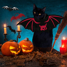 Load image into Gallery viewer, Cute Halloween Small Dogs Cat Costume Vampire Small Pet Cat Bat Wings Halloween Cat Wings Accessories Halloween Decorations
