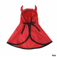 Load image into Gallery viewer, Halloween Pet Costumes Cute Cosplay Cloak Cat Dog Cap With Horns Kitten Puppy Cape Pet Dress Up Clothes Dog Accessories
