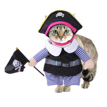 Load image into Gallery viewer, Funny Pet Halloween Cosplay Suit For Dogs Cats Clothes Cute Costumes Ghost Pirate Magician Astronaut Dressing Up Christmas Party Costume Suit
