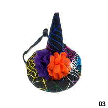 Load image into Gallery viewer, Funny Pet Halloween Costume Hat for Cats Dogs Dress Up Costume Cat Hat Christmas Cosplay Headwear Pumpkin Witch Party Supplies
