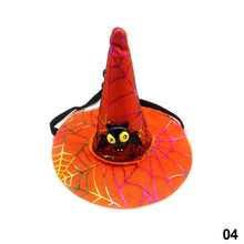 Load image into Gallery viewer, Funny Pet Halloween Costume Hat for Cats Dogs Dress Up Costume Cat Hat Christmas Cosplay Headwear Pumpkin Witch Party Supplies

