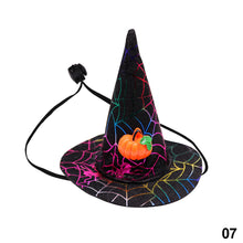 Load image into Gallery viewer, Funny Pet Halloween Costume Hat for Cats Dogs Dress Up Costume Cat Hat Christmas Cosplay Headwear Pumpkin Witch Party Supplies
