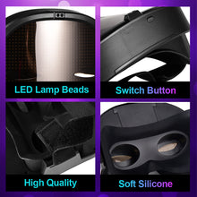 Load image into Gallery viewer, Bluetooth RGB Light Up LED Mask DIY Picture Animation Text Gesture Sense Face Changing App Control Halloween Christmas Carnival Costume Party GIFT
