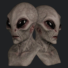 Load image into Gallery viewer, Halloween Horror Big Eyes Alien Mask Scary Horrible Masks Funny Party Cosplay Prop Full Face Cover Prank Joke
