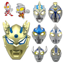 Load image into Gallery viewer, Kids Halloween Ultraman Tiga Cero Orb Taro Ginga Cosplay Glowing Mask Child Boys Christmas Birthday Party Dress Up Superheroes Mask
