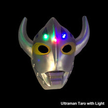 Load image into Gallery viewer, Kids Halloween Ultraman Tiga Cero Orb Taro Ginga Cosplay Glowing Mask Child Boys Christmas Birthday Party Dress Up Superheroes Mask
