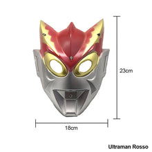 Load image into Gallery viewer, Kids Halloween Ultraman Tiga Cero Orb Taro Ginga Cosplay Glowing Mask Child Boys Christmas Birthday Party Dress Up Superheroes Mask
