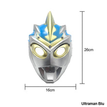 Load image into Gallery viewer, Kids Halloween Ultraman Tiga Cero Orb Taro Ginga Cosplay Glowing Mask Child Boys Christmas Birthday Party Dress Up Superheroes Mask
