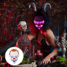 Load image into Gallery viewer, LED Halloween Glowing Mask Led Mask Party Masque Masquerade Masks Neon Maske Light Glow In The Dark Horror Props Party Costume
