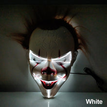 Load image into Gallery viewer, LED Halloween Glowing Mask Led Mask Party Masque Masquerade Masks Neon Maske Light Glow In The Dark Horror Props Party Costume
