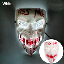 Load image into Gallery viewer, LED Halloween Glowing Mask Led Mask Party Masque Masquerade Masks Neon Maske Light Glow In The Dark Horror Props Party Costume
