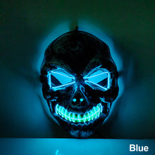 Load image into Gallery viewer, LED Halloween Glowing Mask Led Mask Party Masque Masquerade Masks Neon Maske Light Glow In The Dark Horror Props Party Costume
