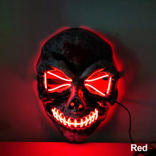 Load image into Gallery viewer, LED Halloween Glowing Mask Led Mask Party Masque Masquerade Masks Neon Maske Light Glow In The Dark Horror Props Party Costume
